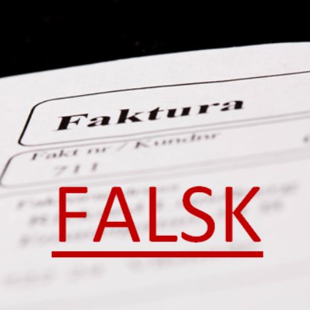 Har du fått en falsk faktura?