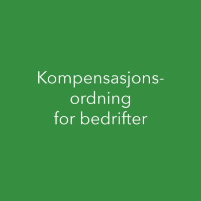 Kostnad- og inntektskompensasjonsordning for bedrifter