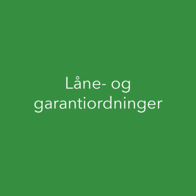 Låne- og garantiordninger
