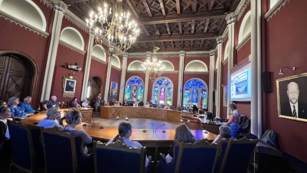Det er deilig å være regnskapsfører i Danmark; foredrag om bærekraft i Helsingør Rådhus